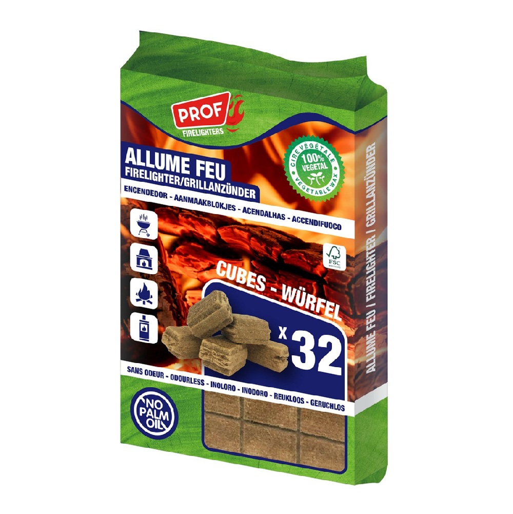 ALLUME FEU BOIS PROF 32PCS