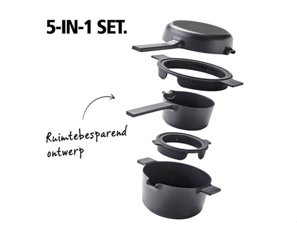 SET CASSEROLES ALL IN ONE 5P