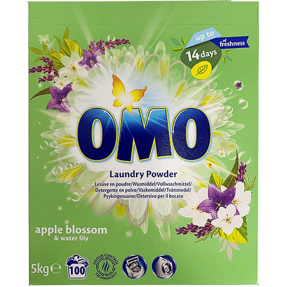 OMO POUDRE 5KG/100D. POMME