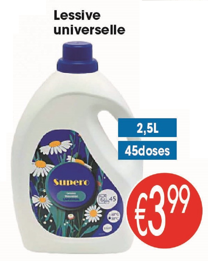 LESSIVE UNIVERSELLE 2,5LSUPERO