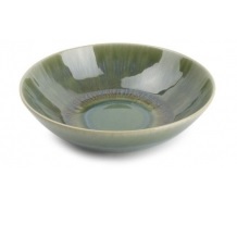 ASSIETTE CREUSE 24 VERT LUCE