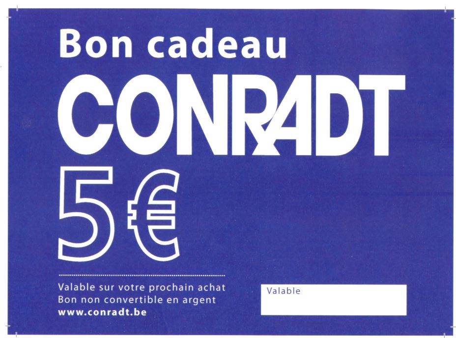 CHEQUE CADEAU 5 EUR.