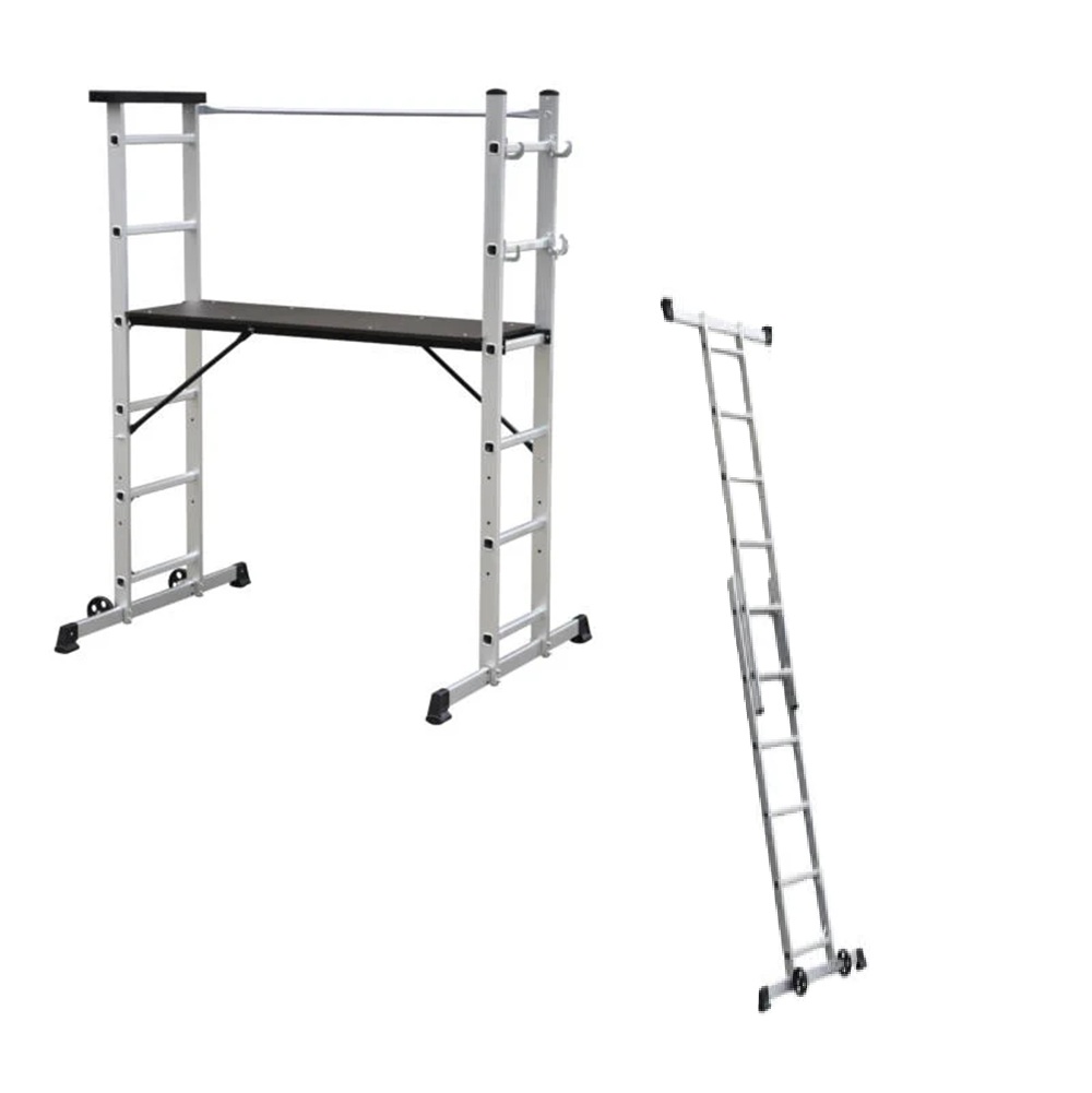 ECHAF.ECHELLE.COMBI ALU 2X6