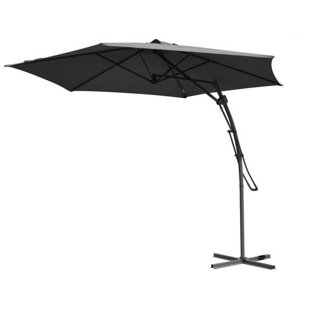 PARASOL PUSH UP D300CM ANTHR