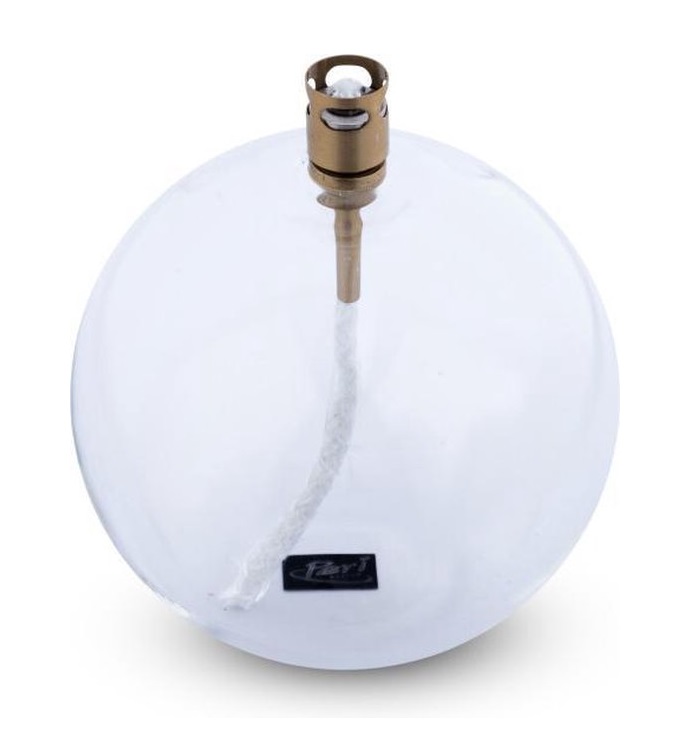 LAMPE HUILE BOULE VERRE M