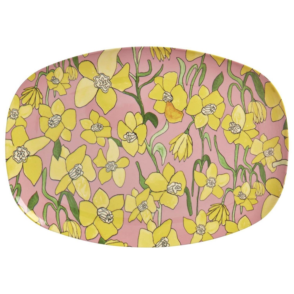 PLATEAU FLOWER PRINT MELAMINE