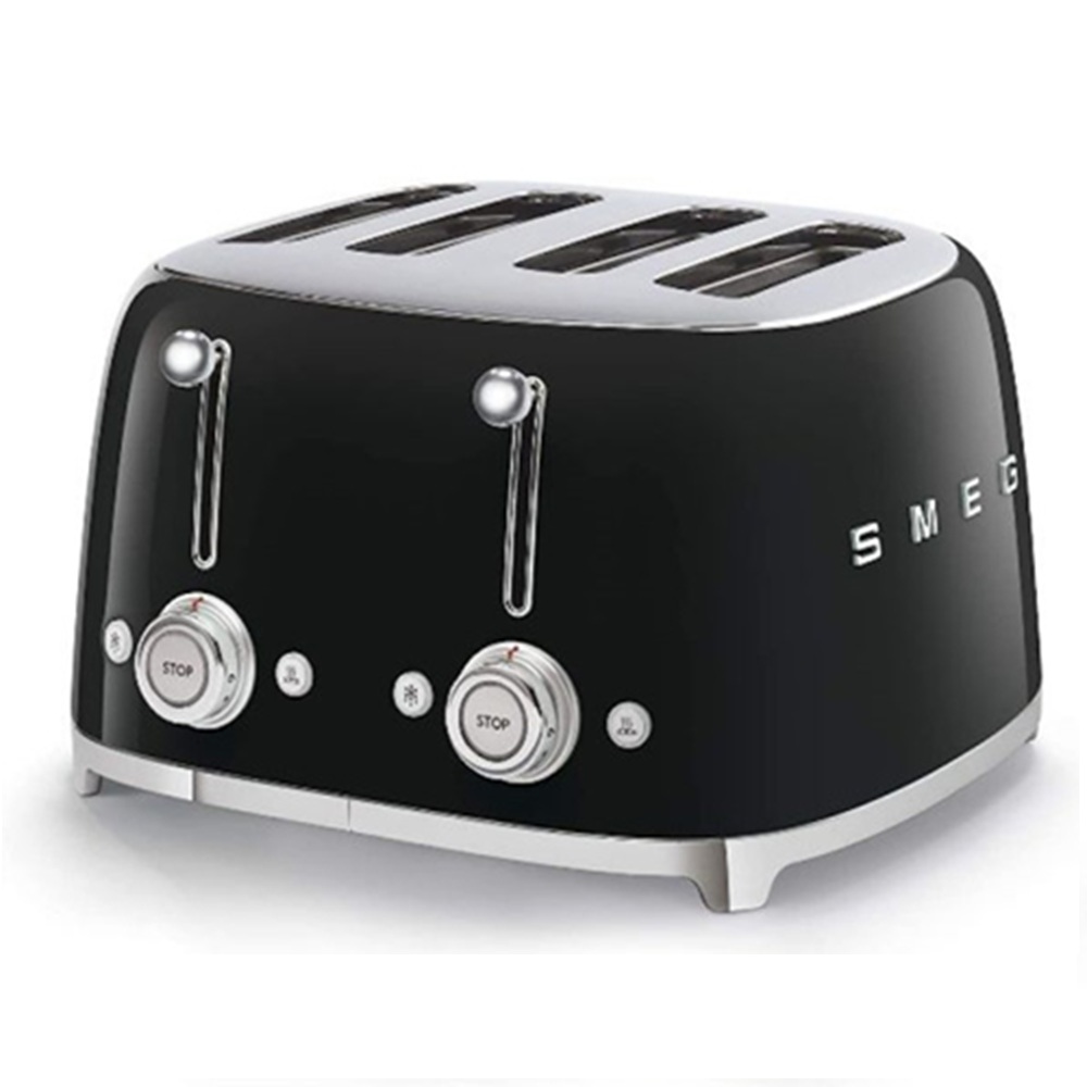 GRILLE-PAIN SMEG NOIR 4T