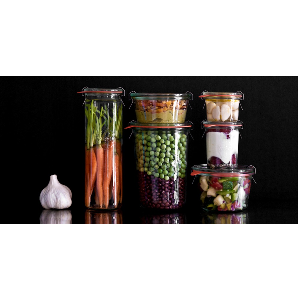 BOCAUX WECK 0,5L.+CL+J. 4P